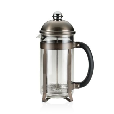 Bonjour Stainless Steel 33.8 oz. French Press with Glass Carafe