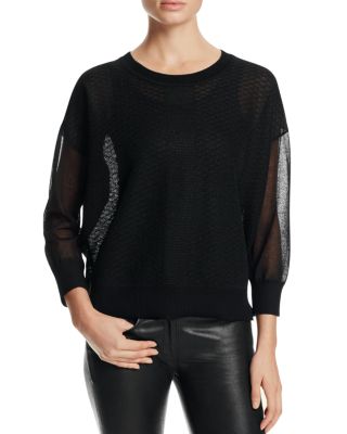 FINITY Sheer Slouchy Sweater