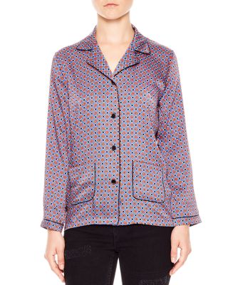 sandro printed shirt