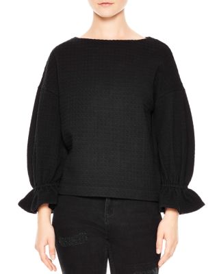 Sandro Lolipop Textured Top