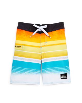 Quiksilver Boys' Stripe Colorblock Boardshorts - Sizes 2-7