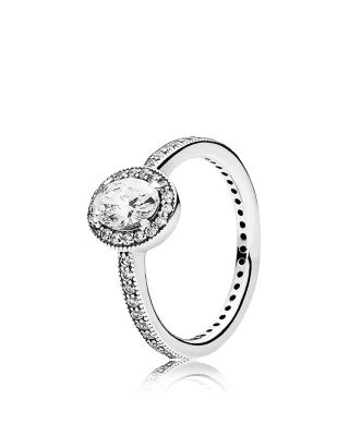 PANDORA Ring - Sterling Silver & Cubic Zirconia Vintage Elegance