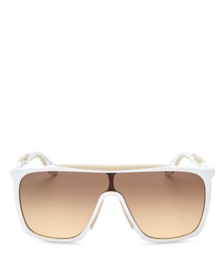 Givenchy Square Shield Sunglasses, 128mm