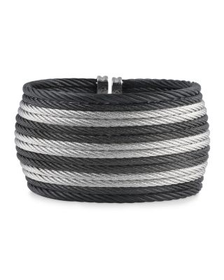 ALOR Two Tone Wide Cable Cuff