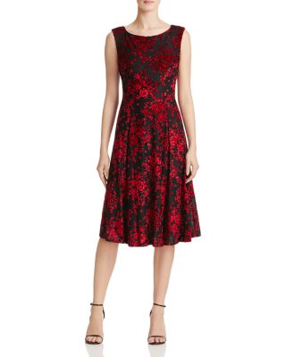 Betsey Johnson Burnout Velvet Dress