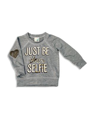 Lily Bleu Infant Girls' Selfie Sweatshirt - Sizes 12-24 Months