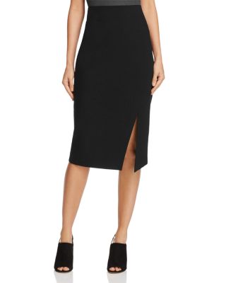 VINCE CAMUTO Asymmetric Slit Pencil Skirt