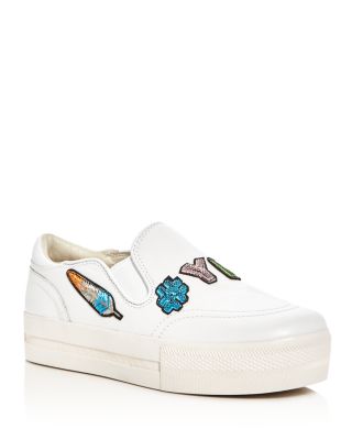 Ash Jess Appliqué Platform Slip On Sneakers