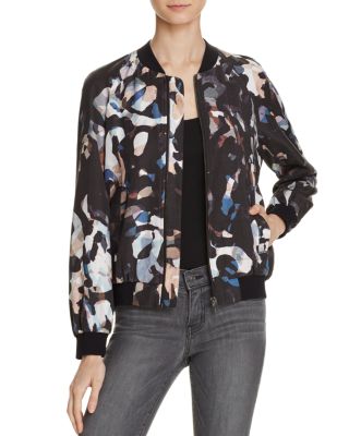 FRENCH CONNECTION Cornucopia Printed Bomber Jacke