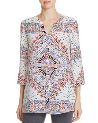 Foxcroft Mosaic Print Tunic