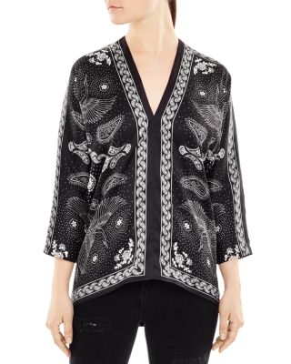 Sandro Gillian Printed Top