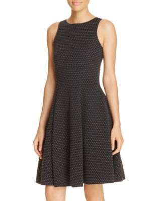 Armani Collezioni Dot-Print Dress