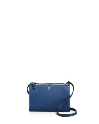 MCM Milla Double Zip Leather Crossbody