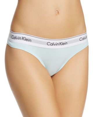 CALVIN KLEIN MODERN COTTON THONG,F3786