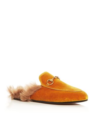 yellow gucci mules