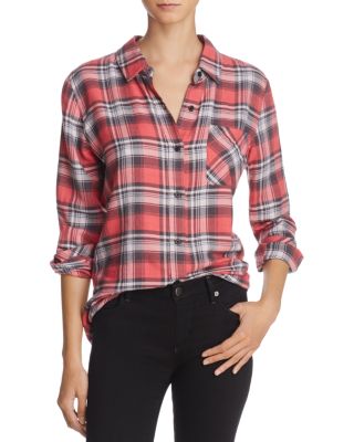 Rails Hunter Button Down Shirt In Bonfire/ash