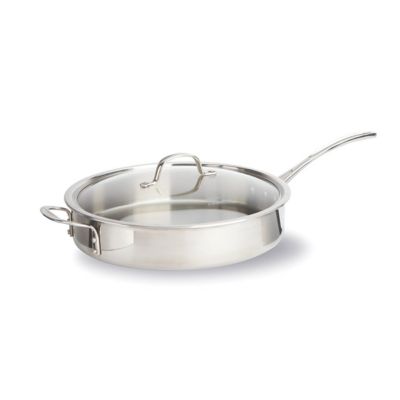 Calphalon Calphalon Tri-Ply Stainless 5 Quart Covered Sauté Pan