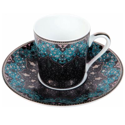 Philippe Deshoulieres Dhara Peacock Coffee Saucer