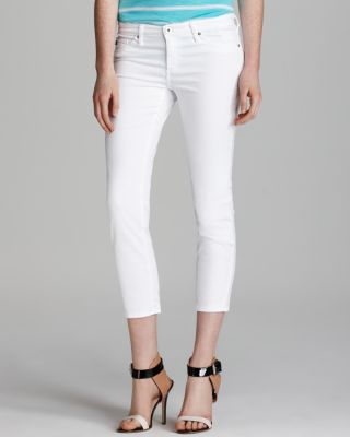 AG Adriano Goldschmied Jeans - Stilt Crop in White