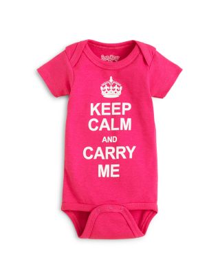 Sara Kety Infant Girls' Keep Calm Bodysuit - Sizes 0-18 Months