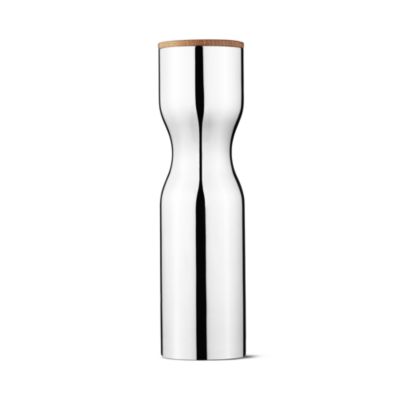 Georg Jensen Georg Jensen Alfredo Slim Container, Stainless Steel & Wood