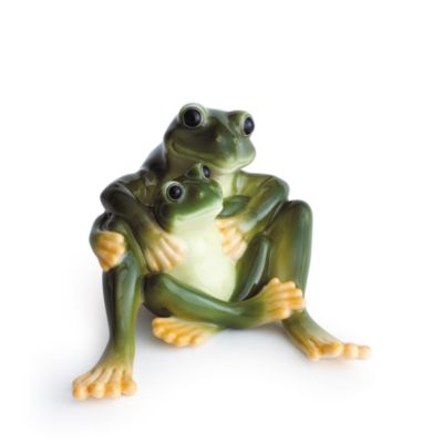 Franz Collection Amphibia Frog Mother & Daughter Figurine