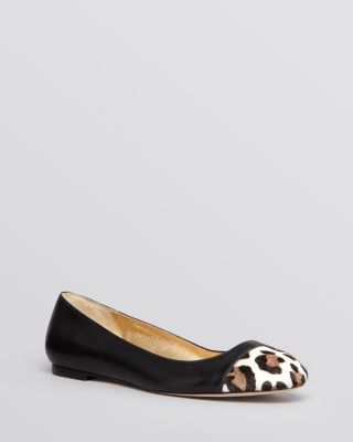 kate spade leopard flats