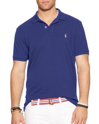 Polo Ralph Lauren Custom Stretch-Mesh Polo Shirt - Slim Fit ...