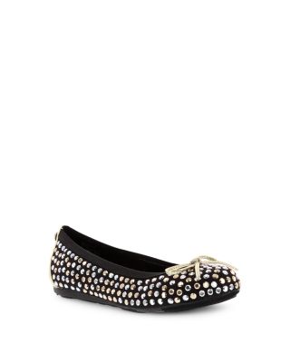 Stuart Weitzman Girls' Fannie Tara Studded Flats - Little Kid, Big Kid