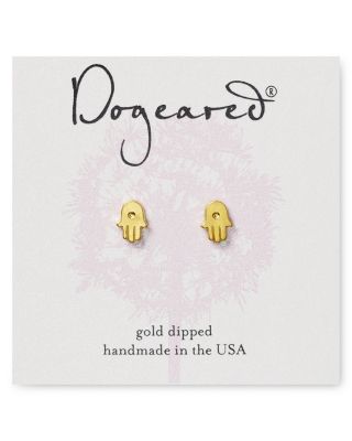 Dogeared Hamsa Stud Earrings