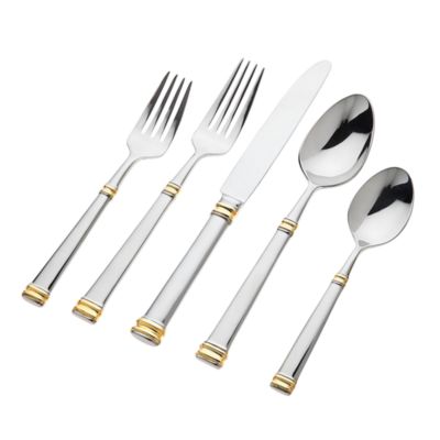 Ricci Argentieri Bramasole Gold 45-Piece Flatware Set