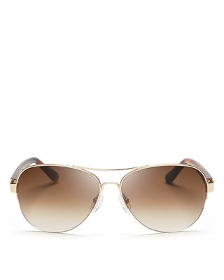 Bobbi Brown Angelina Aviator Sunglasses, 57mm