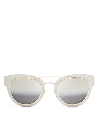 Dior Mirrored Chromic Cat Eye Sunglasses, 42mm