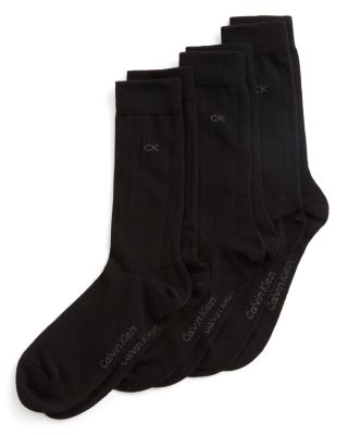 Calvin Klein Hosiery Combed Trouser Socks, Set of 3