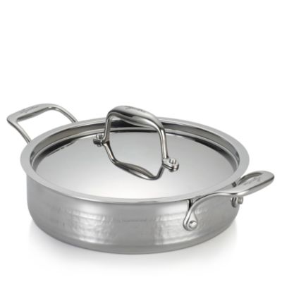 Lagostina Martellata Tri-Ply Stainless Steel 3-Quart Covered Casserole