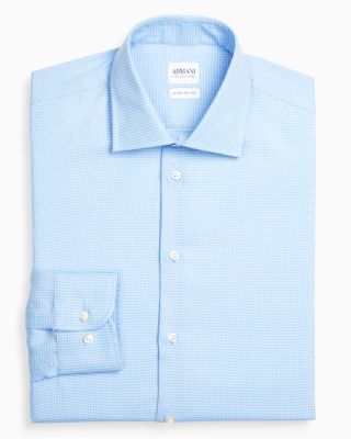 Armani Collezioni Check Classic Fit Dress Shirt