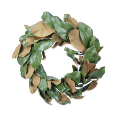 Gold Eagle Magnolia Leaves Wreath, 22