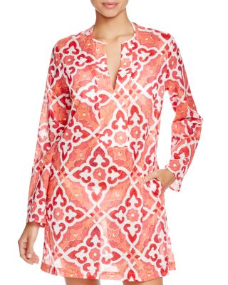 Echo Tropic Medallion Tunic Swim Cover Up