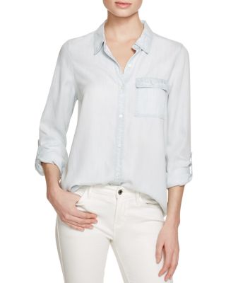 Soft Joie Onyx Chambray Shirt