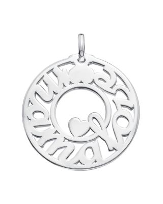 TOUS Sterling Silver Mama Pendant