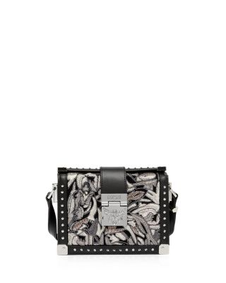 MCM Mitte Brocade Mini Crossbody