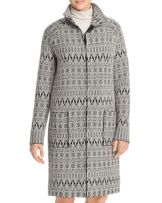 Weekend Max Mara Alcide Jacquard Long Cardigan