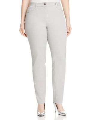 BASLER PLUS Julienne Slim Jeans in Light Grey