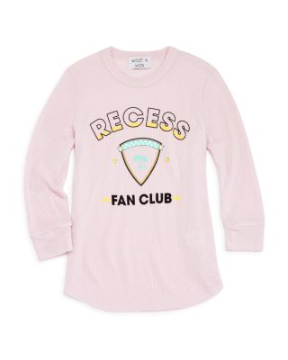 WILDFOX Girls' Recess Fan Club Thermal Tee - Sizes 7-14