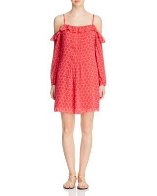 Sanctuary Penelope Printed Cold Shoulder Dress