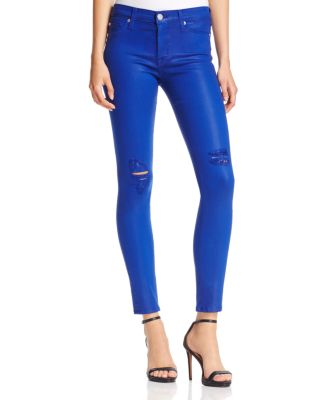 Hudson Nico Mid Rise Super Skinny Jeans in Blue My Mind