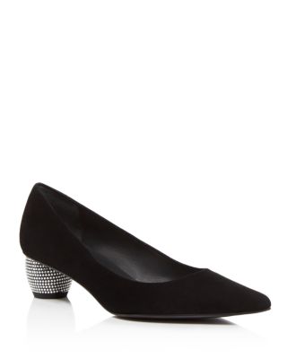 Stuart Weitzman Pocoglobe Mid Heel Pumps