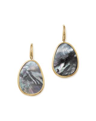 Marco Bicego 18K Yellow Gold Lunaria Black Mother-Of-Pearl Drop Earrings - 100% Bloomingdale's Exclusive