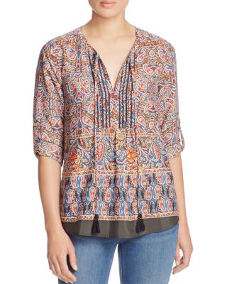 Daniel Rainn Paisley Print Blouse