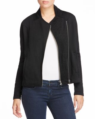 Alison Andrews Lani Fleece Moto Jacket - 100% Bloomingdale's Exclusive